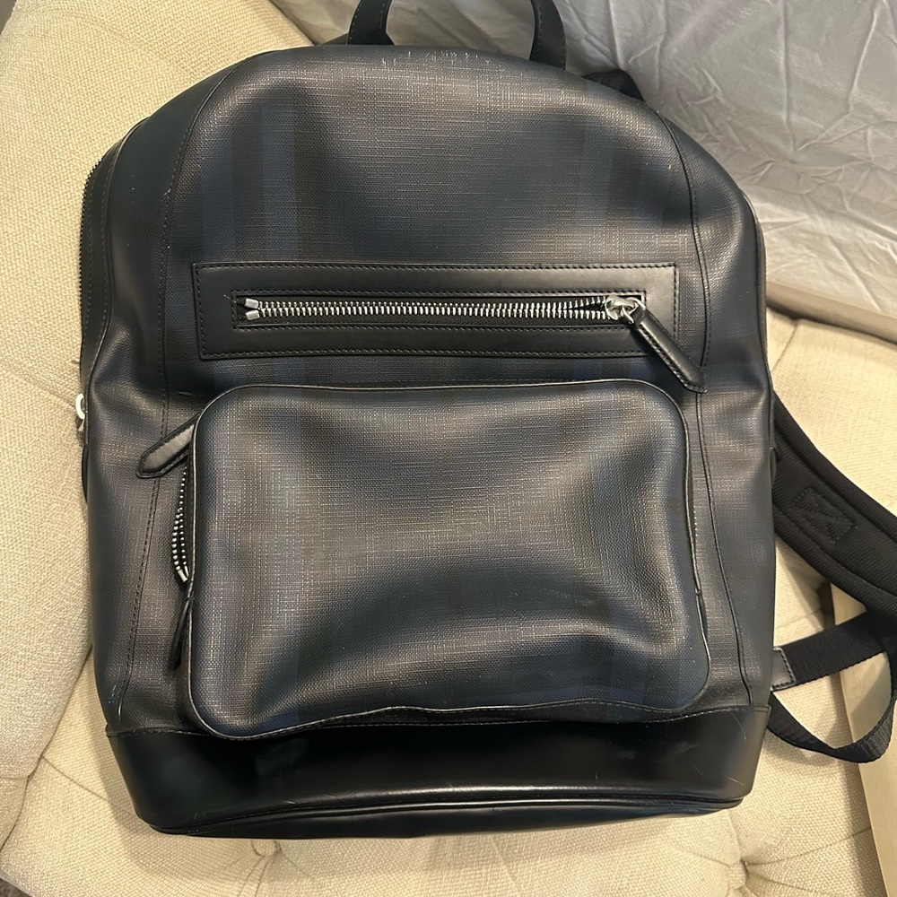 Unisex Burberry Backpack. Barely used and in excellent condition!